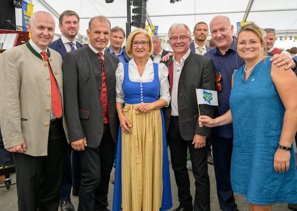 KEM Energie³ und KEM Carnuntum feiern mit dem Energiepark beim Bezirksfest zur 100 Jahr-Feier Niederösterreichs mit